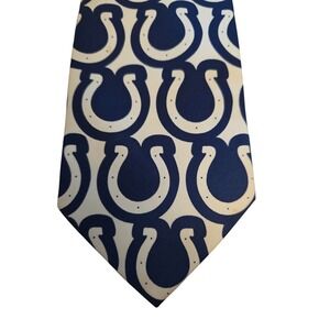 Indianapolis Colts NFL Mens Neck Tie Horseshoe